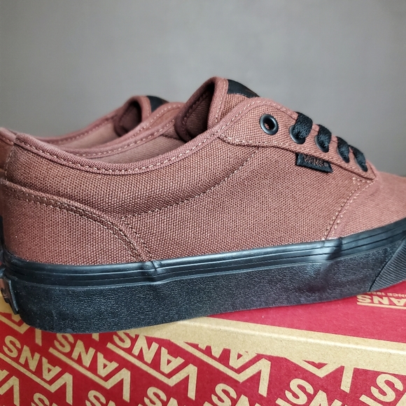Vans Atwood Mixed Canvas Root Beer Men Size 7, equivalent to Women Size 8.5 - Picture 4 of 10